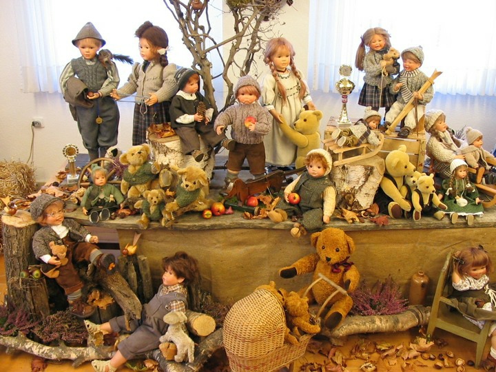 Puppen- und Teddybärenausstellung
